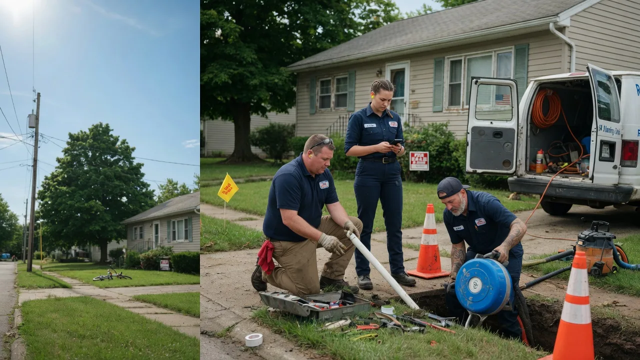 Sewer Line Repair in New Boston, MI near me